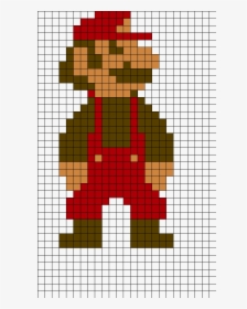 Big Mario Pixel Art, HD Png Download, Transparent PNG