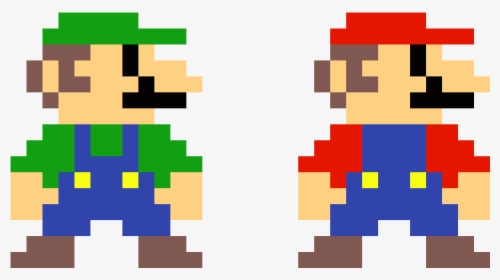 8 Bit Pixel Mario - Mario Bros Png Pixel, Transparent Png, Transparent PNG