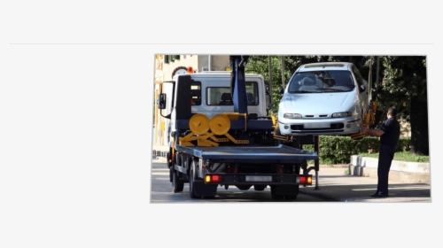 Towing A White Car - Roadside Service, HD Png Download, Transparent PNG