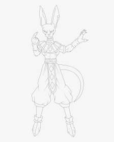 Lord Beerus God Of - Line Art, HD Png Download, Transparent PNG