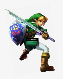 Zelda Link Legend Of The - Link With Master Sword, HD Png Download, Transparent PNG