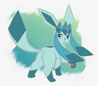 Ice - Glaceon - Cartoon, HD Png Download, Transparent PNG