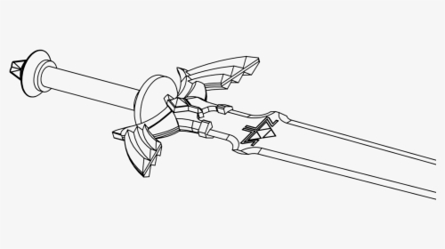 Model - Master Sword Sword Coloring Pages, HD Png Download, Transparent PNG