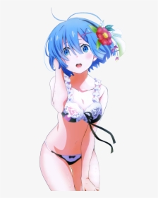 Anime Anime Rem Blue Eyes Blue Hair Anime Girls - Rem Re Zero 4k, HD Png Download, Transparent PNG