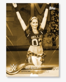2018 Topps Wwe Brie Bella Base Poster Gold Ed - Magento, HD Png Download, Transparent PNG