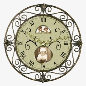 Vintage Clock Png Transparent Image, Png Download, Transparent PNG