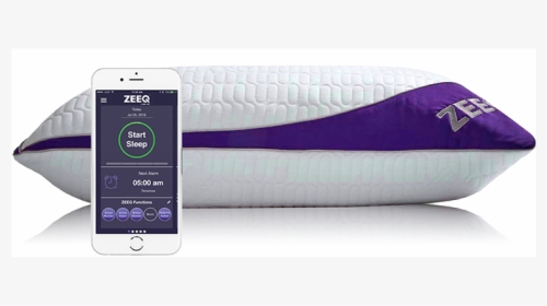 Smart, Hybrid, Cooling And Anti Snoring Smart Pillows - Rem Fit Zeeq Smart Pillow, HD Png Download, Transparent PNG