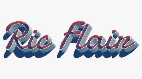 Ric Flair 3d Letter Png Name - Ric Flair Name Png, Transparent Png, Transparent PNG