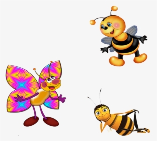 Cute Little Cartoon Bee - Bee Movie, HD Png Download , Transparent Png  Image - PNGitem