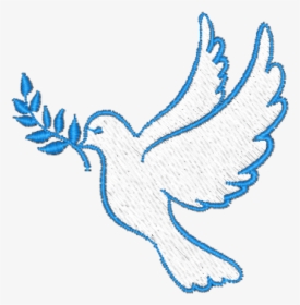 Olive Branch Peace Doves As Symbols Colombe - Baptism Dove, HD Png Download, Transparent PNG