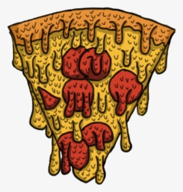 Pizza Grime Colored Red Yellow Ew Art Dripping Slime - Grime Art Png Face, Transparent Png, Transparent PNG