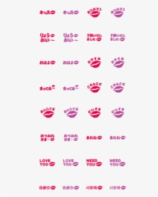 Kiss Mark Sticker - Circle, HD Png Download, Transparent PNG