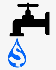 Dripping Water Cliparts - Faucet Bitcoin, HD Png Download, Transparent PNG
