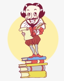 Little Shakespeare - Shakespeare Literature Cartoon, HD Png Download, Transparent PNG