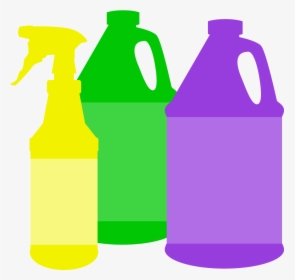 Collection Of Cleaning - Cleaning Products Clipart, HD Png Download, Transparent PNG