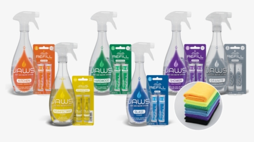 Transparent Cleaning Supplies Png - Jaws Clean Packaging, Png Download, Transparent PNG