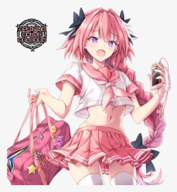 Pink Haired Anime Trap, HD Png Download, Transparent PNG