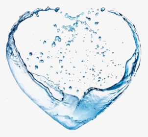 Water Heart Png - Splash Water Png Free, Transparent Png, Transparent PNG