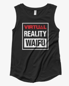 Vr Waifu Women S Cap Sleeve T-shirt - Active Tank, HD Png Download, Transparent PNG