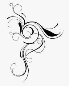Png Flourish - Clipart Library - Clipart Library - Calligraphy Flourish Transparent Background, Png Download, Transparent PNG