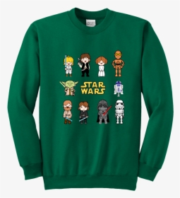 Transparent Star Wars Yoda Png - Long-sleeved T-shirt, Png Download, Transparent PNG
