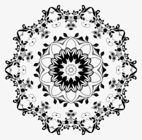 Flourish Floral Flower Free Picture - Wu Tang Black And White Logo, HD Png Download, Transparent PNG