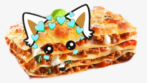#lasagna #lasagne #mint #sticker #freetoedit #fastfood - European Lasagna, HD Png Download, Transparent PNG