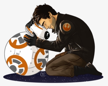 “ “family Pic - Star Wars Poe And Bb8, HD Png Download, Transparent PNG