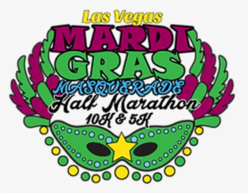 Mardi Gras Masquerade Half Marathon, 10k & 5k, HD Png Download, Transparent PNG