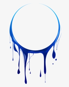 Painting Transprent Free Download - Blue Paint Drip Png, Transparent Png, Transparent PNG