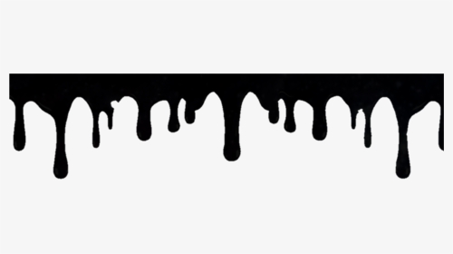 #dripping #black #paint - Picsart Dripping Png In Black, Transparent Png, Transparent PNG
