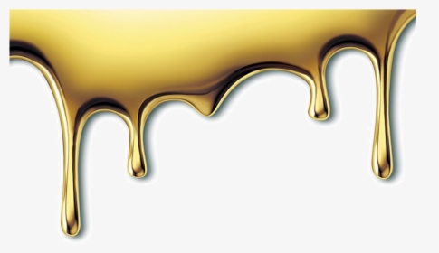 Gold Drip Png - Gold Drip Transparent Background, Png Download, Transparent PNG