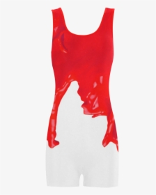 Glossy Red Paint Dripping Classic One Piece Swimwear - Active Tank, HD Png Download, Transparent PNG