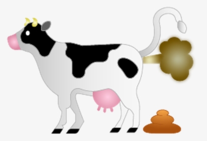 Methane Cow Farts Cartoon, HD Png Download, Transparent PNG