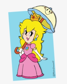 Super Princess Peach - Cartoon, HD Png Download, Transparent PNG