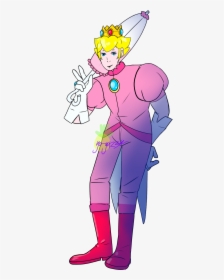 Male Version Of Princess Peach I Made It For Fun Lol - Male Princess Peach Art, HD Png Download, Transparent PNG
