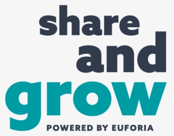 Euforia Shareandgrow Logo Sub Pos Rgb - Graphic Design, HD Png Download, Transparent PNG