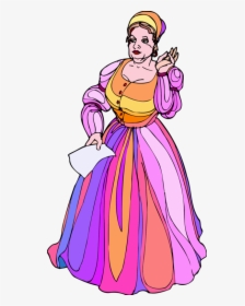 Pink,gown,flower - Lady Macbeth Clip Art, HD Png Download, Transparent PNG
