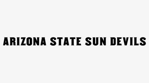 Clip Art Arizona State Sun Devils - Arizona State Sun Devils Text, HD Png Download, Transparent PNG