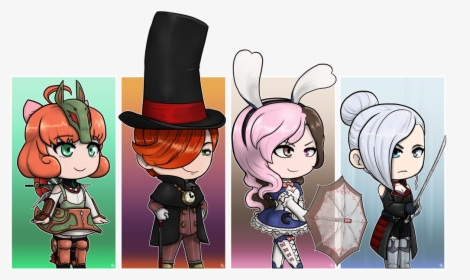 Tiny Rwby/bravely Default Jobs - Rwby Bravely Default, HD Png Download, Transparent PNG