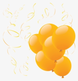 Shiny Yellow Balloons Png - Yellow Balloons Png Background, Transparent Png, Transparent PNG