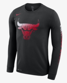 Nike Nba Chicago Bulls Logo Dry Tee - Los Angeles Lakers Long Sleeve, HD Png Download, Transparent PNG
