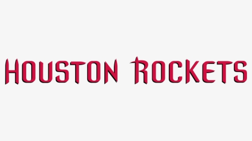 Houston Rockets Wordmark Transparent, HD Png Download, Transparent PNG