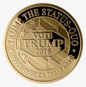Trump Logo Gold - Coin, HD Png Download, Transparent PNG