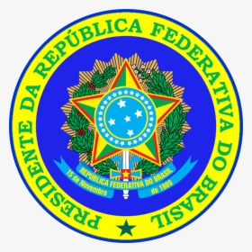 President Seal Png - Brazil Coat Of Arms, Transparent Png, Transparent PNG