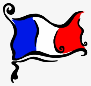 French Drawing Flag - French Flag Easy Drawing, HD Png Download, Transparent PNG
