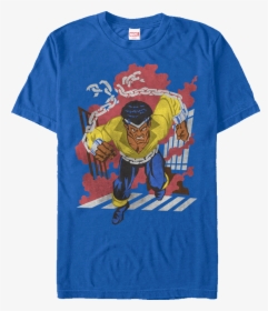 Marvel Luke Cage Chain T-shirt - Cartoon, HD Png Download, Transparent PNG