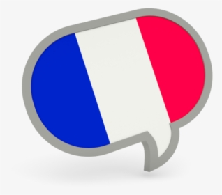 French Flag Speech Bubble, HD Png Download, Transparent PNG