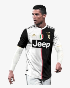 Cristiano Ronaldo render - Ronaldo Juventus New Kit, HD Png Download, Transparent PNG