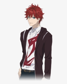 Lindo Tachibana- Dance With Devils Red Hair Anime Guy, - Anime Boy With Red Hair, HD Png Download, Transparent PNG